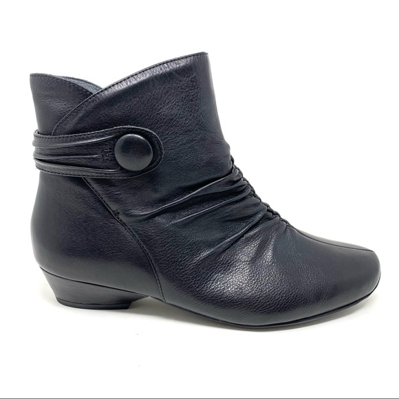 Ziera Shoes Ziera Canny2 Black Leather Ankle Boots Poshmark